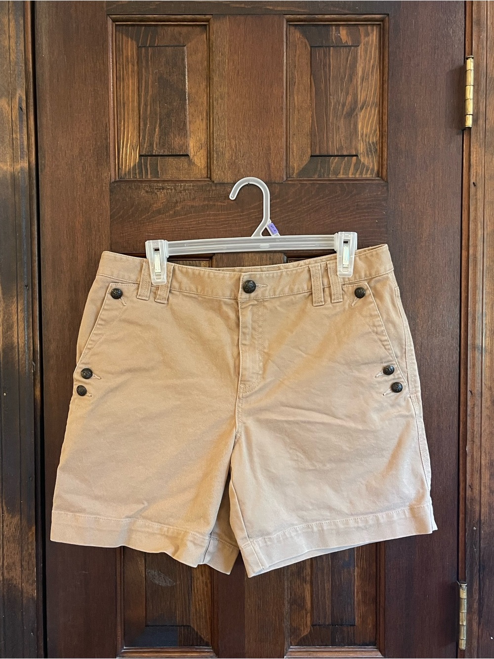 Ralph Lauren Women’s Size 10 Khaki Utility Shorts 6.5” Inseam